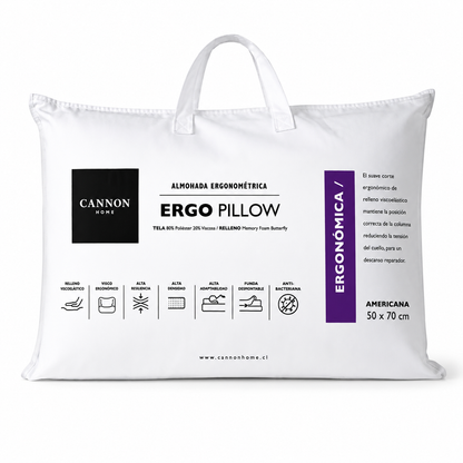 Almohada Ergonómica Memory 50x70 cm